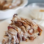 cinnamon roll slice